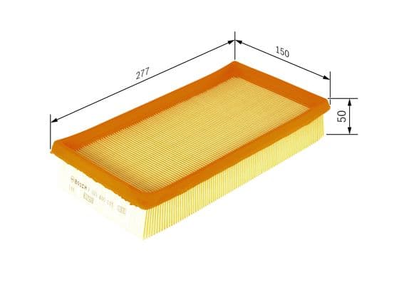 BOSCH Vzduchový filter F026400015 1