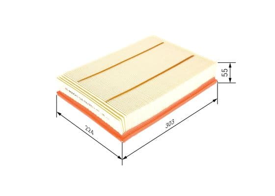 BOSCH Vzduchový filter F026400099 1