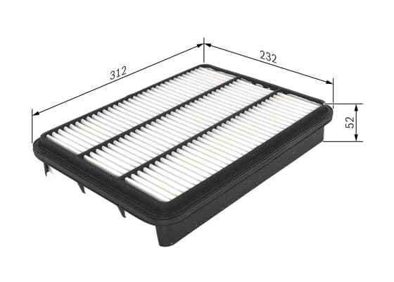 BOSCH Vzduchový filter F026400225 1