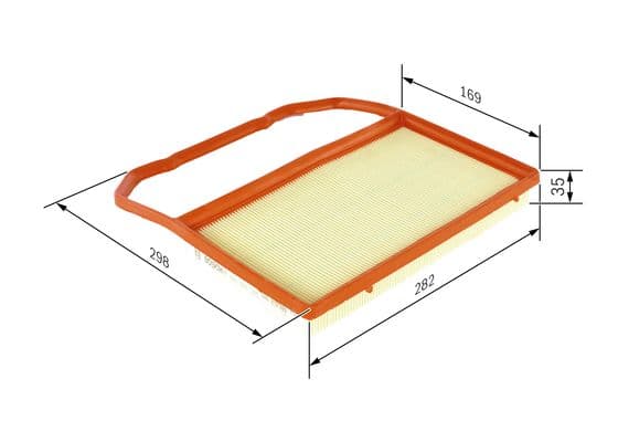 BOSCH Vzduchový filter F026400285 1