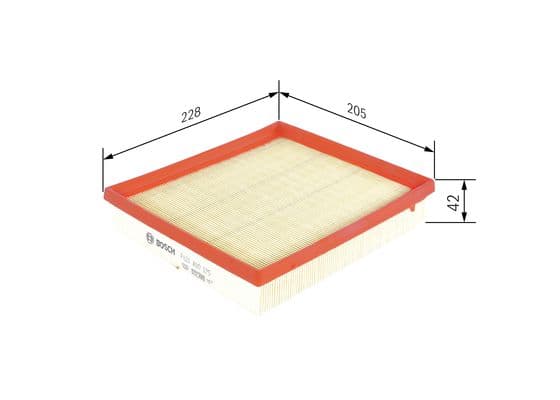 BOSCH Vzduchový filter F026400375 1