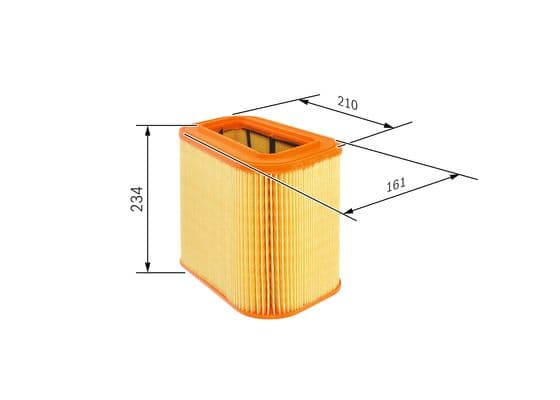 BOSCH Vzduchový filter F026400431 1