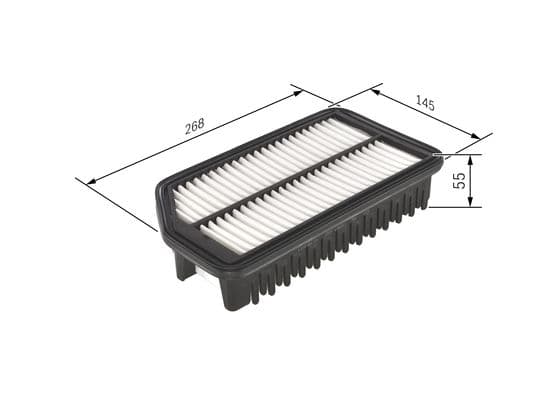 BOSCH Vzduchový filter F026400445 1