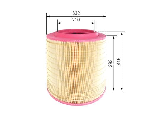 BOSCH Vzduchový filter F026400535 1
