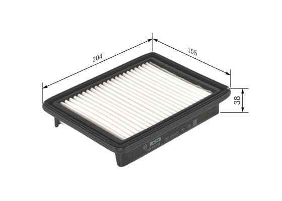 BOSCH Vzduchový filter F026400584 1