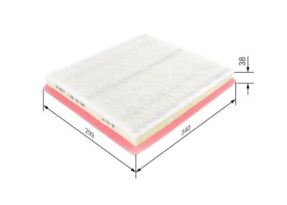 BOSCH Vzduchový filter F026400596 1
