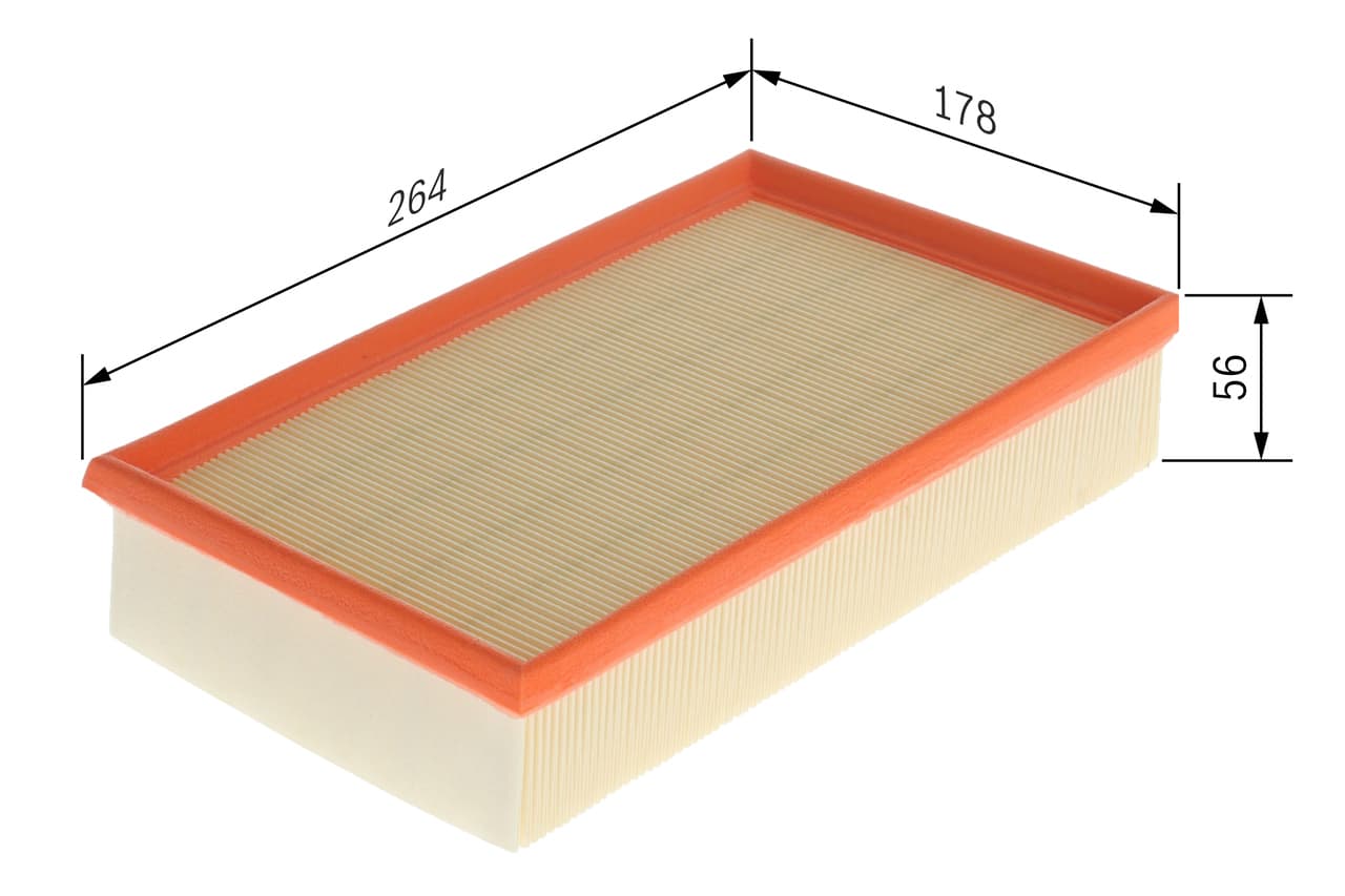 BOSCH Vzduchový filter F 026 400 693 1