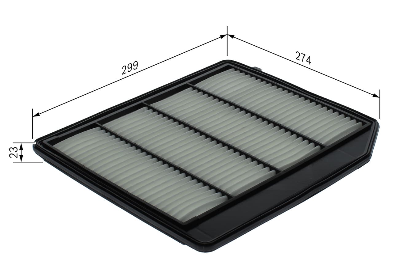 BOSCH Vzduchový filter F 026 400 710 1
