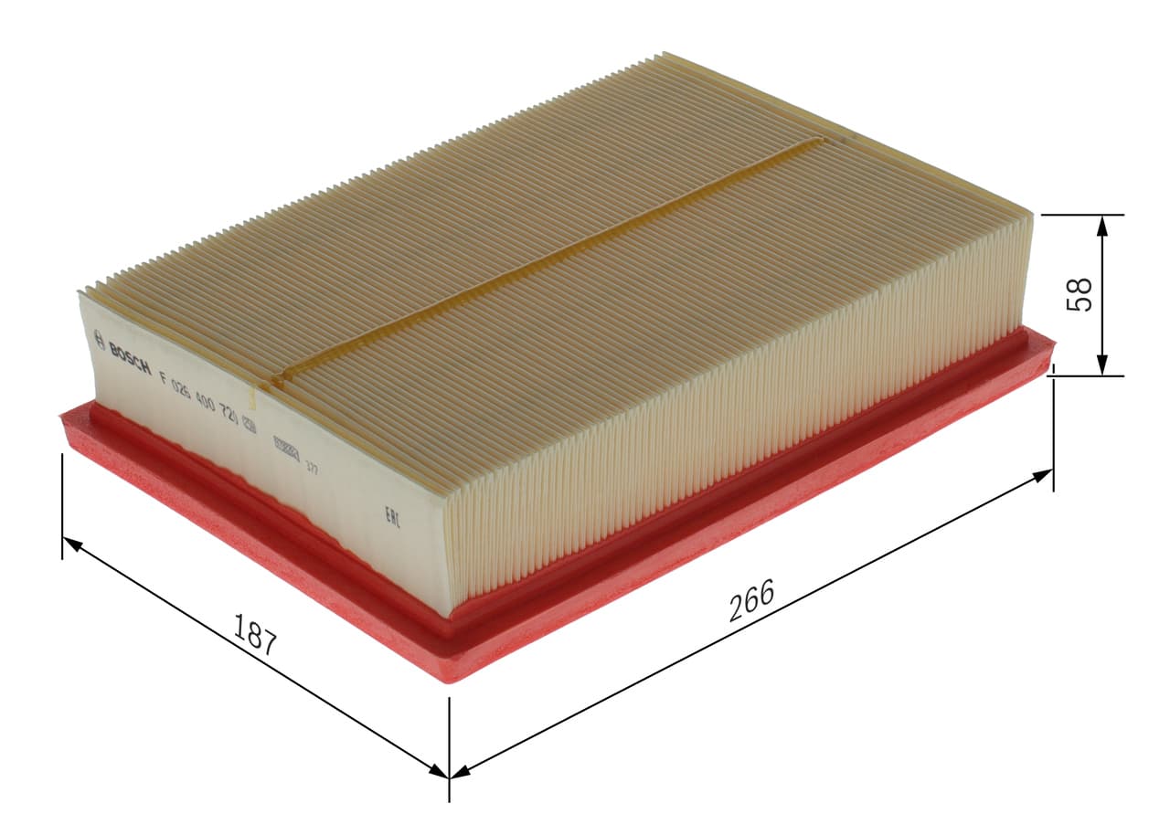 BOSCH Vzduchový filter F 026 400 720 1