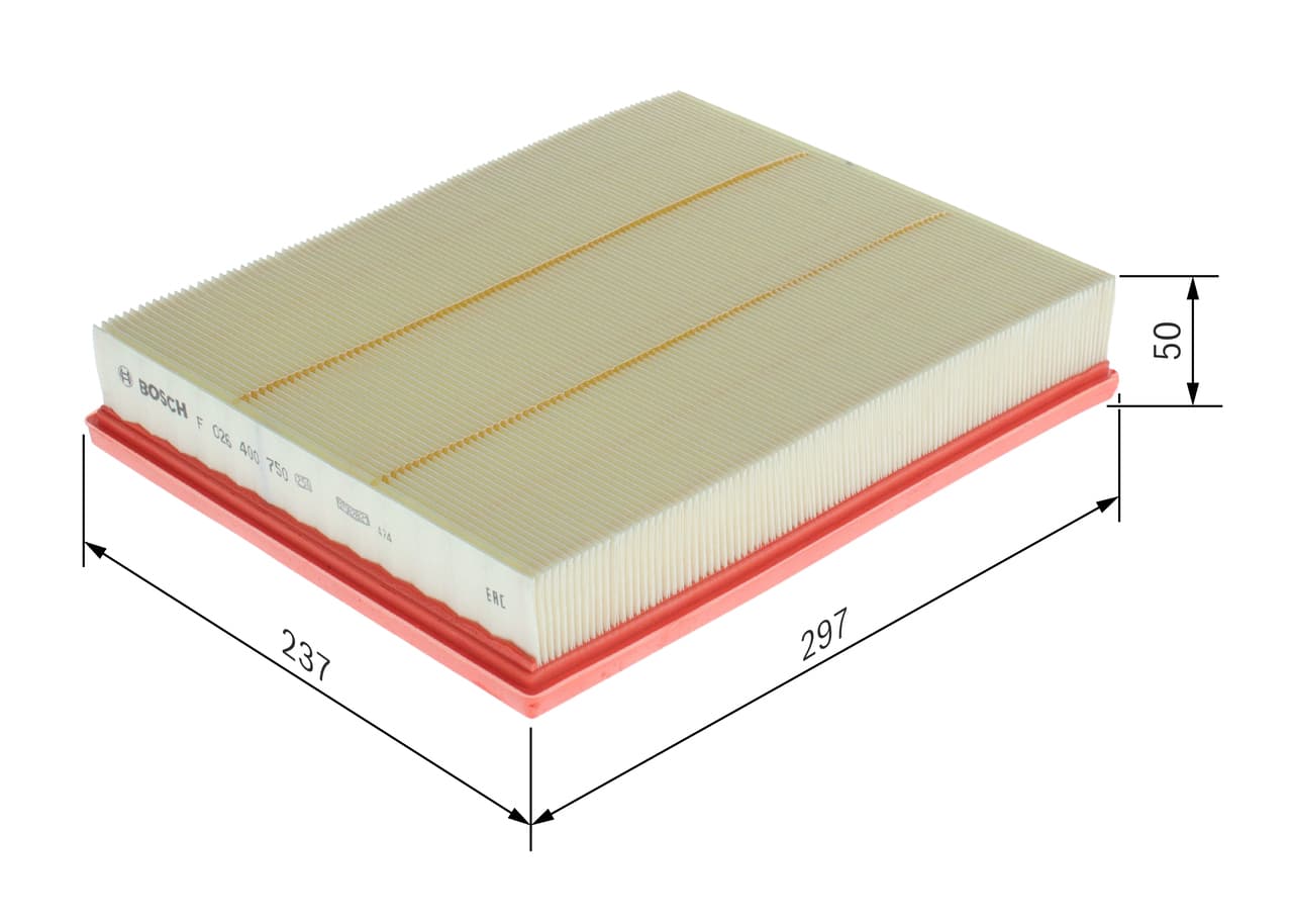 BOSCH Vzduchový filter F 026 400 750 1