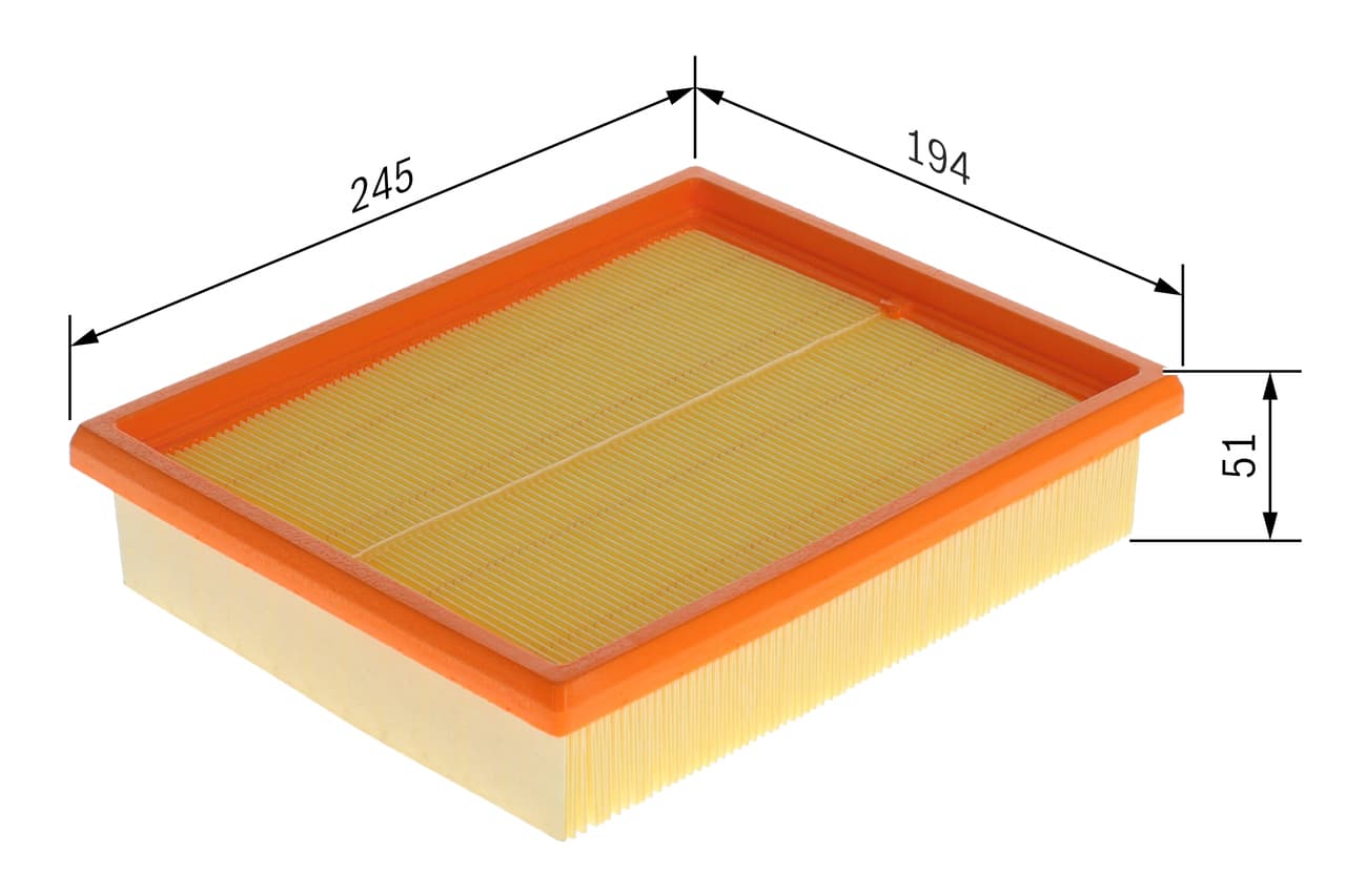BOSCH Vzduchový filter F 026 400 849 1