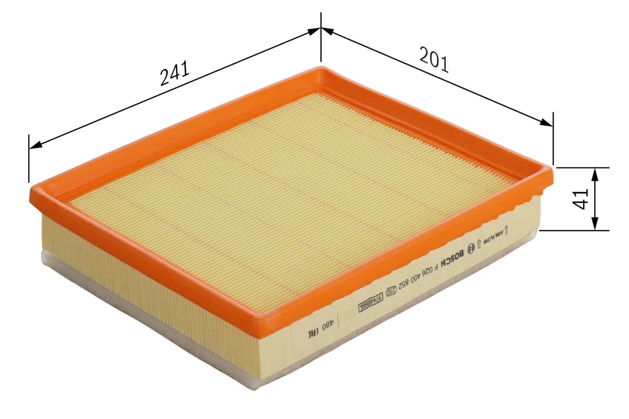 BOSCH Vzduchový filter F 026 400 852 1