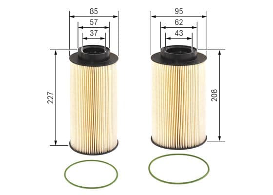 BOSCH Palivový filter F026402146 1