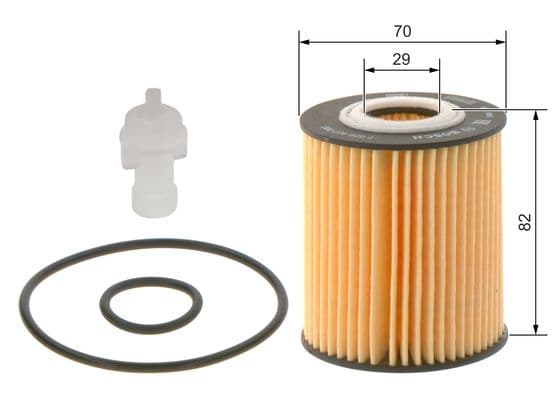 BOSCH Olejový filter F026407090 1