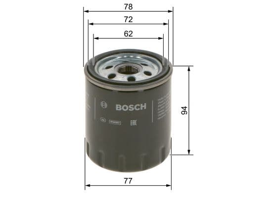 BOSCH Olejový filter F026407268 1