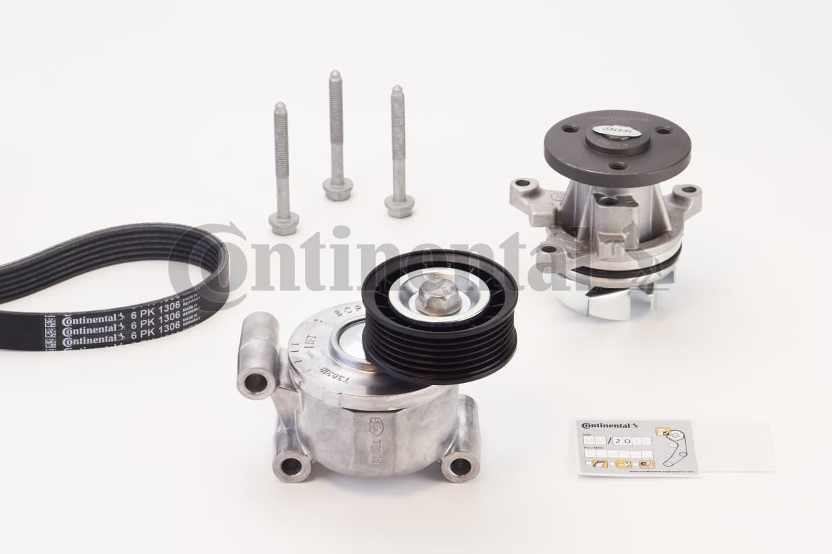 CONTITECH Vodné čerpadlo + sada klinového remeňa 6PK1306WP1 1