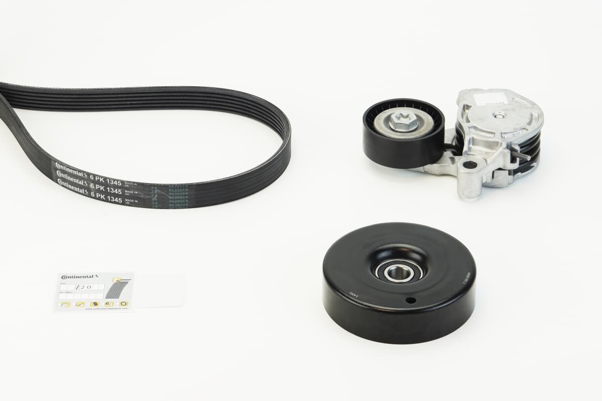 CONTITECH Ozubený klinový remeň - Sada 6PK1345K3 1