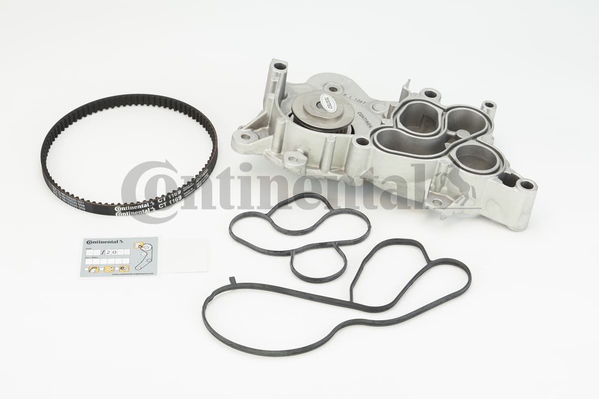 CONTITECH Vodné čerpadlo + sada ozubeného remeňa CT1169WP2 1