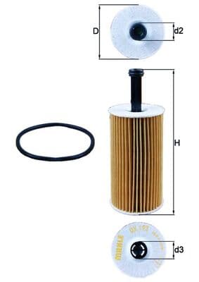 KNECHT Olejový filter OX193D 1