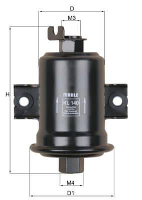 KNECHT Palivový filter KL140 1