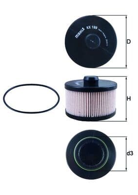 KNECHT Palivový filter KX199D 1