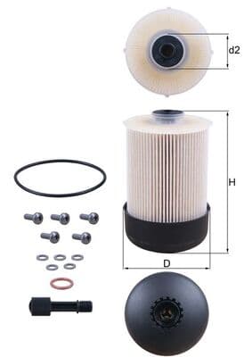 KNECHT Palivový filter KX33822D 1