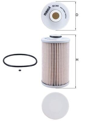 KNECHT Palivový filter KX344D 1