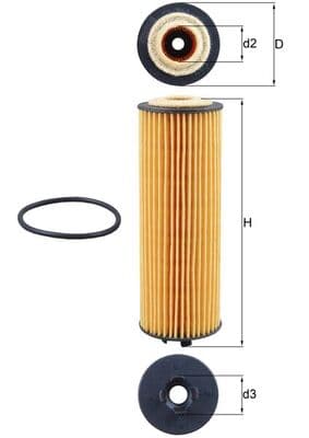 KNECHT Olejový filter OX 1155D 1