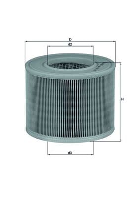 KNECHT Vzduchový filter LX986 1