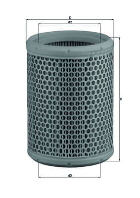 KNECHT Vzduchový filter LX130 1