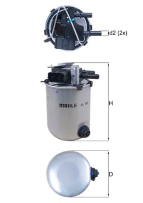 KNECHT Palivový filter KL 909 1