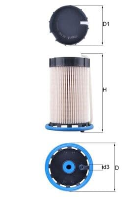 KNECHT Palivový filter KX 592 1
