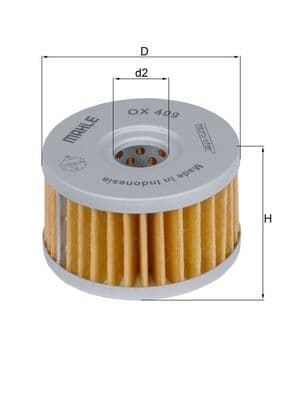 KNECHT Olejový filter OX 409 1