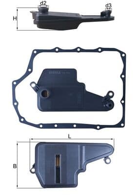 KNECHT Hydraulický filter automatickej prevodovky HX 193D 1