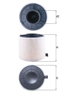 KNECHT Vzduchový filter LX 4407 1