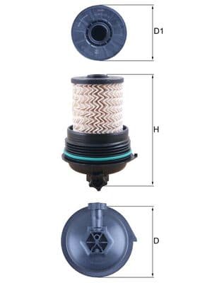 KNECHT Palivový filter KX 480 1
