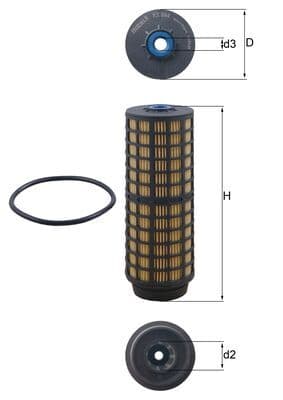 KNECHT Palivový filter KX 564D 1