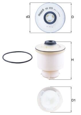 KNECHT Palivový filter KX 573D 1