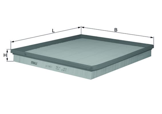 KNECHT Vzduchový filter LX20651 1