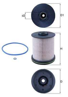 KNECHT Palivový filter KX 491/1D 1