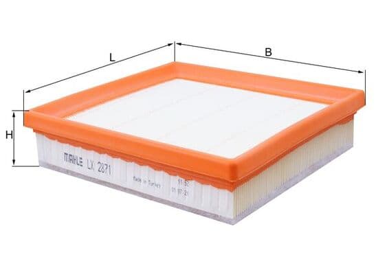 KNECHT Vzduchový filter LX 2871 1
