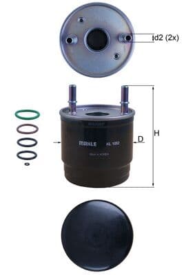 KNECHT Palivový filter KL 1002D 1