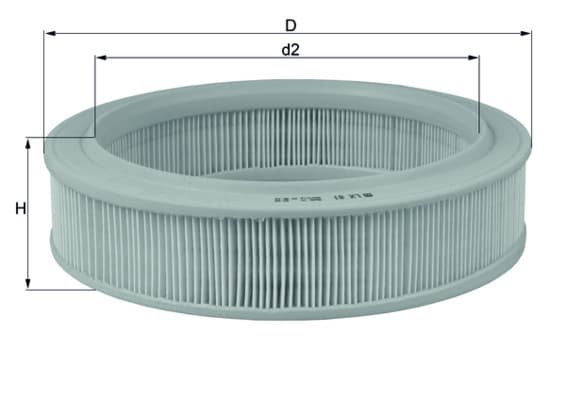 KNECHT Vzduchový filter LX81 1