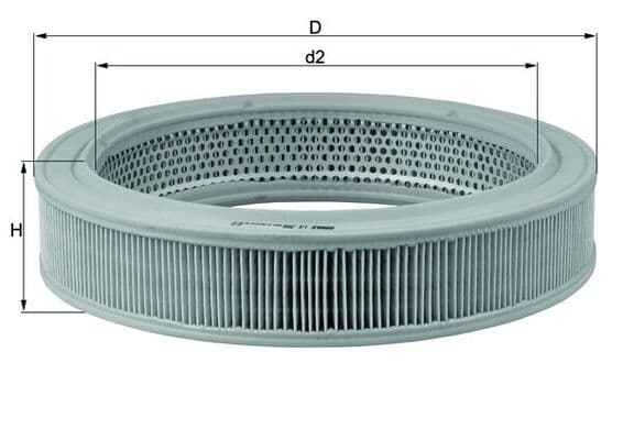KNECHT Vzduchový filter LX208 1