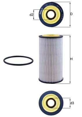 KNECHT Olejový filter OX 1311D 1