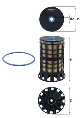 KNECHT Palivový filter KX 606D 1