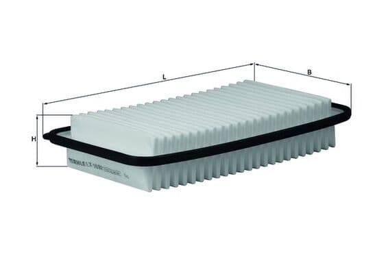 KNECHT Vzduchový filter LX1692 1