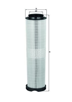 KNECHT Vzduchový filter LX8165 1