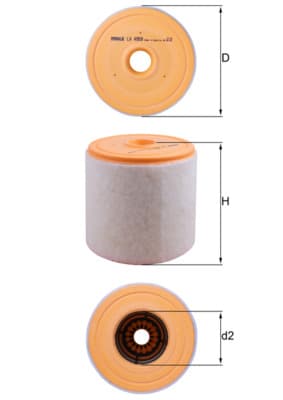 KNECHT Vzduchový filter LX 4959 1