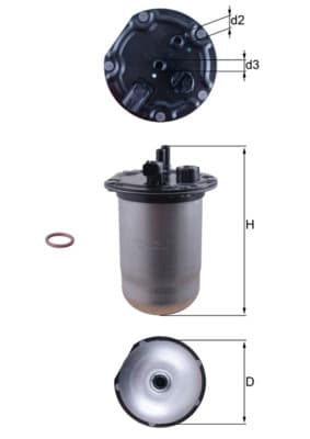 KNECHT Palivový filter KL 1132D 1
